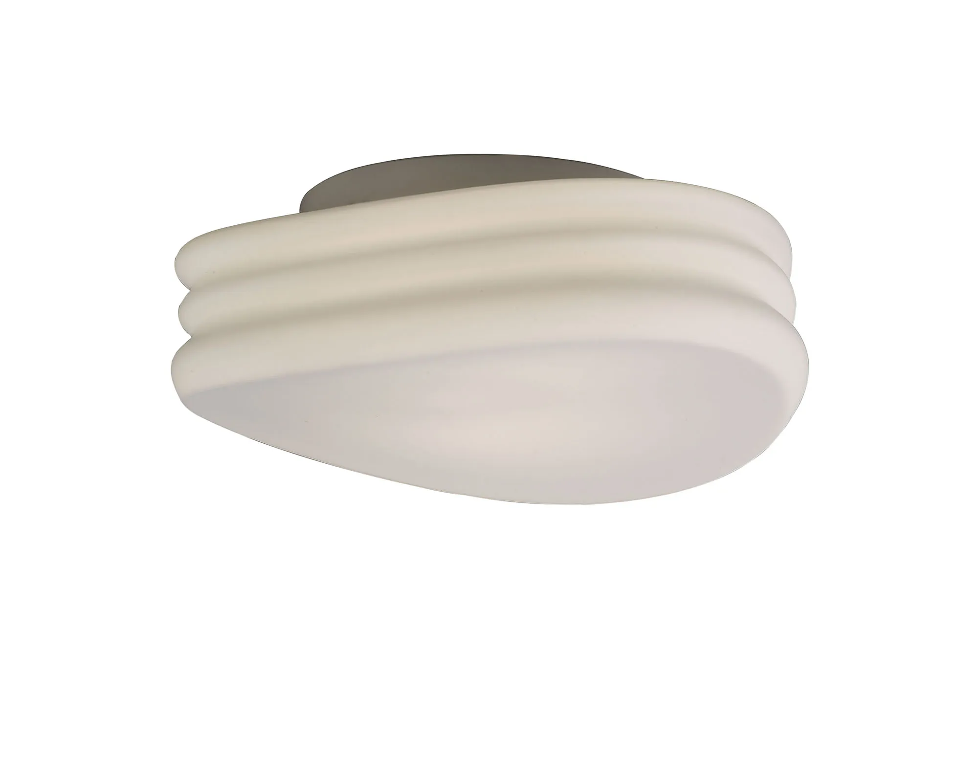 M3624  Mediterraneo Glass  Flush Ceiling 2 Light